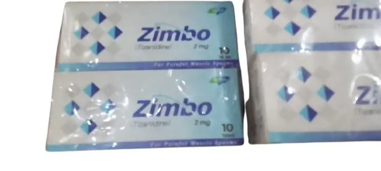 Zimbo (Tizanidine) 2 mg – 10 Tablets