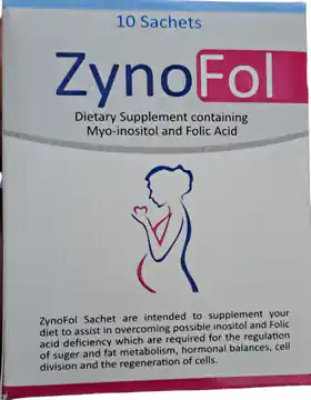 ZynoFol (Myo-inositol & Folic Acid) Dietary Supplement – 10 Sachets